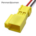 1 Set 2 Pin 2.8mm Car Inner Chamber Light Electrical Cable Connectors Female Male Wire Harness Plug 191906231A 1H0906712
