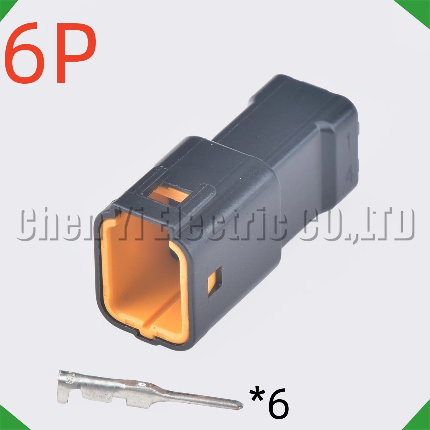 6 Pin Auto Waterproof Electronic Connector Wire Harness Butt Plug For 06R-JWPF-VSLE-S 0...