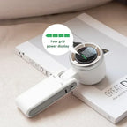 Car Portable Mini Fan 3600mA Rechargeable Battery USB Foldable Handheld Fan Turbo Bladeless Small Pocket Fan for Outdoor Amagi