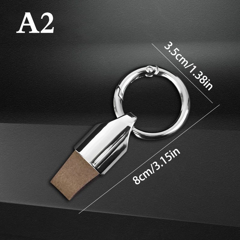 Car Key Chain Pendant Men And Women Personality Creative High-end Simple Waist Hanging Car Chain Ring Pendant Anti-scratch Wear