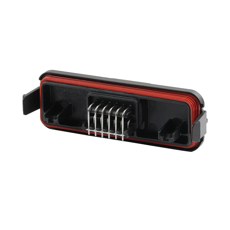 DTM13-12PD-R008 Deutsch type 12-core waterproof connector PCB welding plate installation connector bent pin base