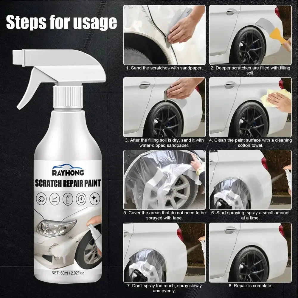 Car Scratch Removal Spray Body Paint Scratch Repair Care Cleaning Polishing Spray Amagi