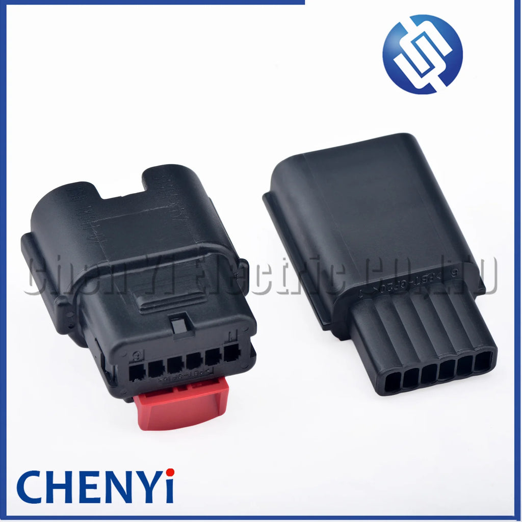 6 Pin Automotive waterproof connector Auto Air Flowmeter accelerator pedal plug Socket 31404-7110 31403-6110 For Buick Chevrolet