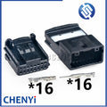 16 Pin Automotive connector Car Audio Navigation Rearview wire harness Plug 1379678-1 1379665-1 1379678 1379665