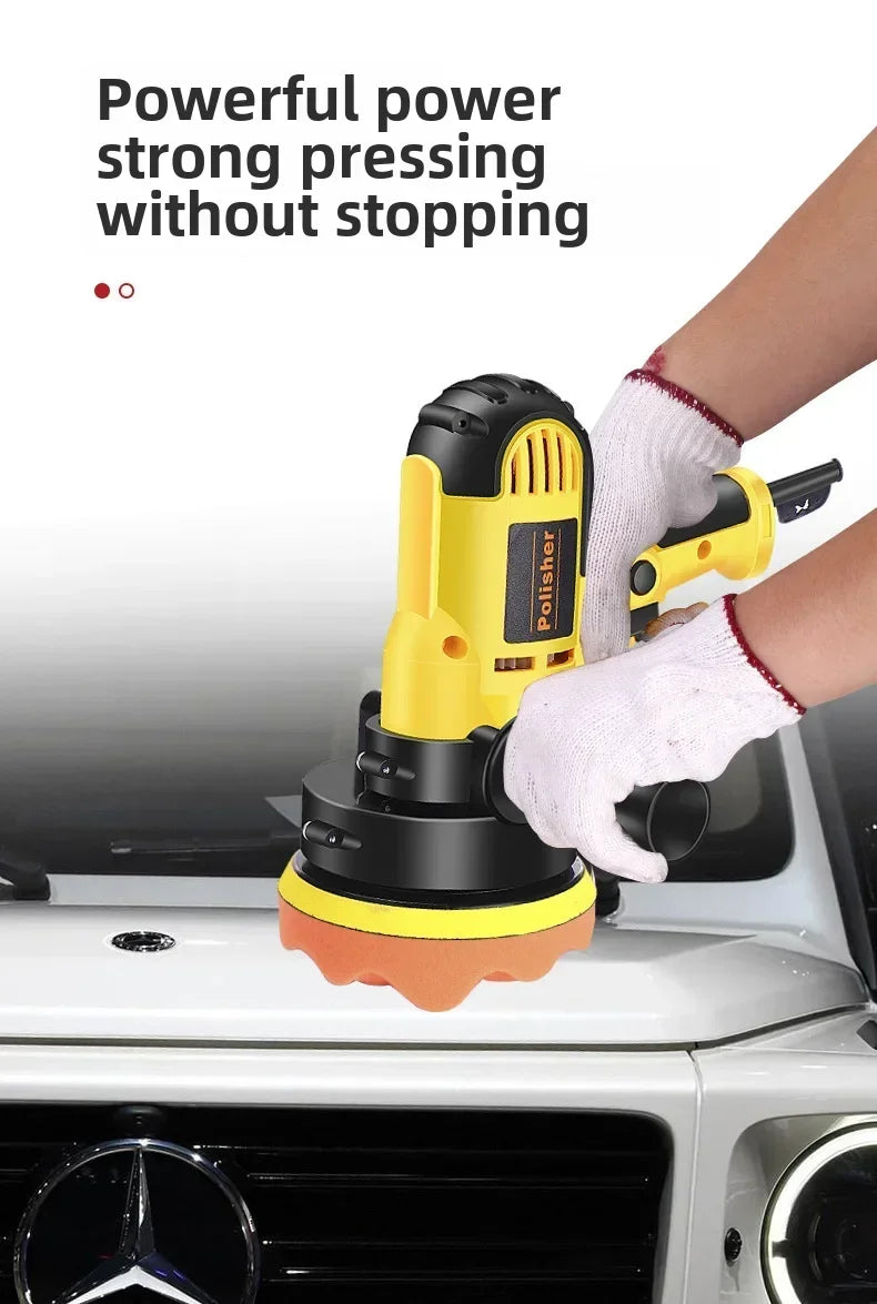 Car Polisher Waxer US Plug 700w 125mm Base Variable Speed Professional Polisher Perfect for Grinding Polishing Waxing Furniture