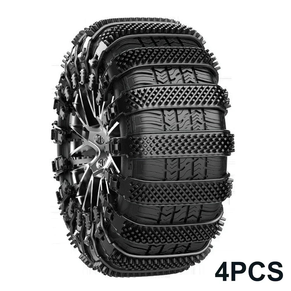 Snow Chain Widen Thicken Car Tire Crawler Type Plastic Anti-skid Chain Winter Wheel Tyre Anti-Slip Ties Emergency Tools Amagi
