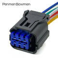 1 Set 6 Pin Car Taillights Front Bumper Radar Electrical Cable Connectors Wire Harness Plug for Honda Hyundai KIA HP285-06021