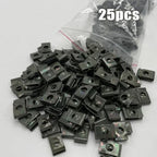 Mixed Car Motorcycles Metal 100/10pcs Screw Tapping Fastener U-Type with Screw Anti-rust Protection Clip Buckle Iron Sheet Amagi