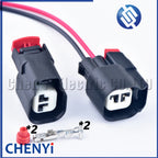 2 Pin male or female Auto waterproof connector Fuel injector ABS sensor Wire harness plug 34062-0027 340620027 For Ford JEEP