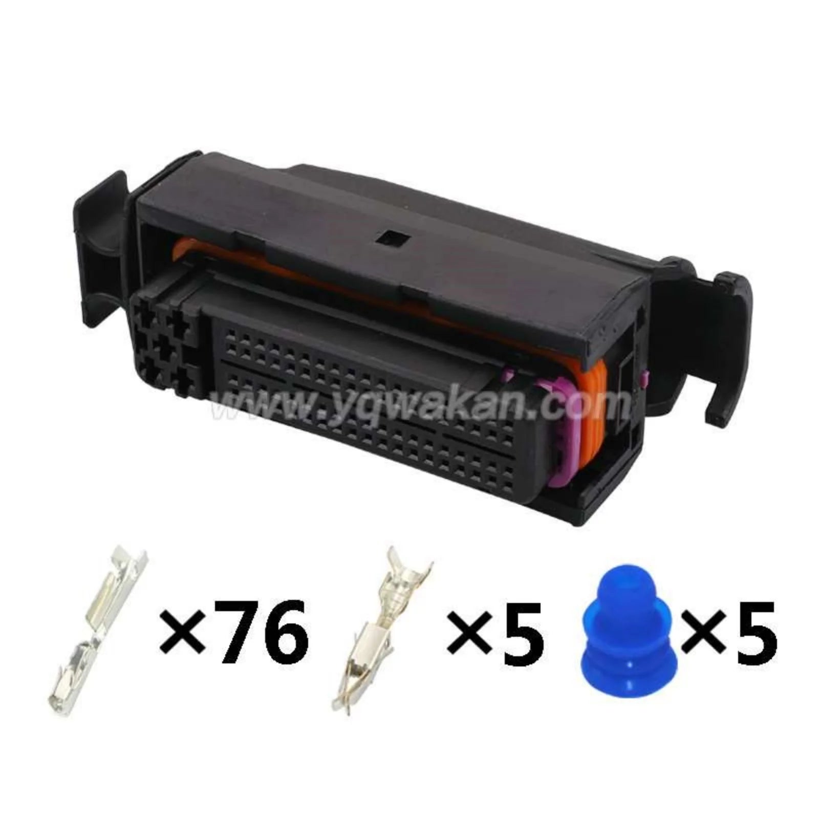 81-PIN Waterproof 1mm 3.5mm Female Connector VW ECU Auto Tyco Socket Electrical Car Cable Connector 1355171-1/368389-1/368382-1