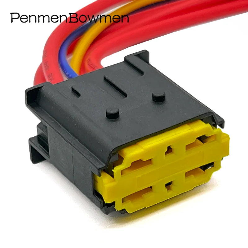 1 Set 6 Pin Auto Compound Size Holes Electrical Cable Connectors Waterproof Female Wire Harness Plug 1544147-1 1544148-1