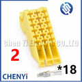 18 Pin Automotive connector Car Truck chassis harness plug 14948568613 14783568613 14708562621 14709568613 For HOWO Sinotruk T7