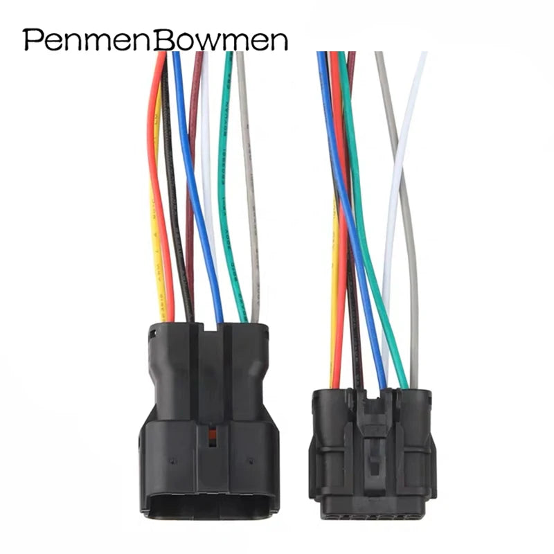 1 Set 1 2 3 4 6 8 12 14 16 Pin Car Xenon Lamp Fuel Pump Assembly Electrical Connectors Wire Harness Plug 7222-7544-40