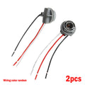 2Pcs 1157 12V Car Bulb Holder Lamp Socket Adapter LED Light Wiring Connector Brake Light Plastic Car Accessories