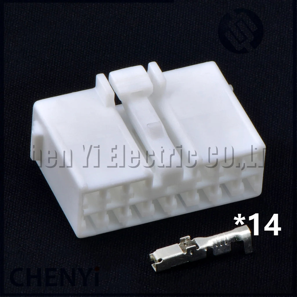 14 Pin Automotive connector door glass lifting switch Wire harness plug Socket MG641113 MG651110