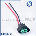 2 Pin Auto Waterproof Connector Auto Car Headlight Fog Lamp Base Harness Plug H8 H9 H11 H16 6189-0935 For Toyota Honda Nissan