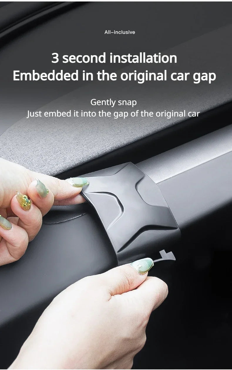 For Tesla Model Y Juniper/3/3+ Highland 2025 Water Cup Holder Beverage Rack Limiter Instrument Table Cup Support Car Tools Amagi
