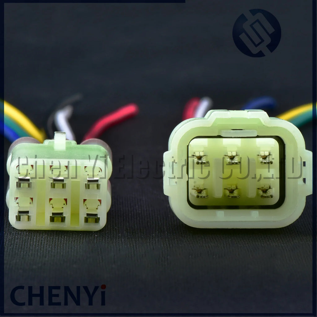 6 Pin Automotive Motorcycle waterproof Oxygen Sensor connector ignition switch Wire harness plug 6187-6801 6180-6181 90980-10478