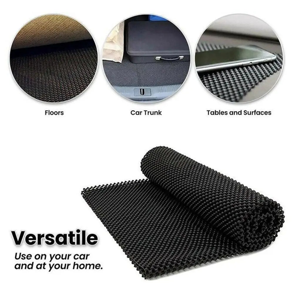 120x100cm Car Trunk Anti-Slip Flexible Mat For Car Roof Trunk For Suv Rear Protective Luggage Foldable Vehicle Cargo Net