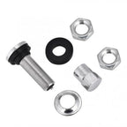 2 Pcs Car Tire Valve Short Stems Tubeless Vacuum Tire Valve Stems Silver Tire Valve Short Stems Auto Replacement Parts