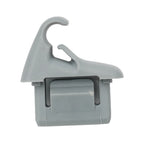 2Pcs Sun Visor Holder Clip Grey MR654343 For Mitsubishi Lancer Outlander Sport ASX Car Gray Sun Plate Clamp Holder Hook