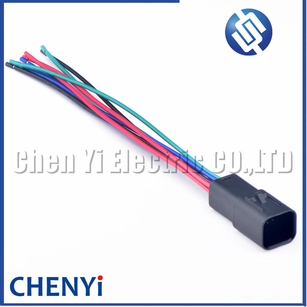 8 Pin Auto waterproof Connector Parking Sensor ACC Module Air Flow Meter Wire harness plug 1411001-1 For Ford Carnival Sharpe
