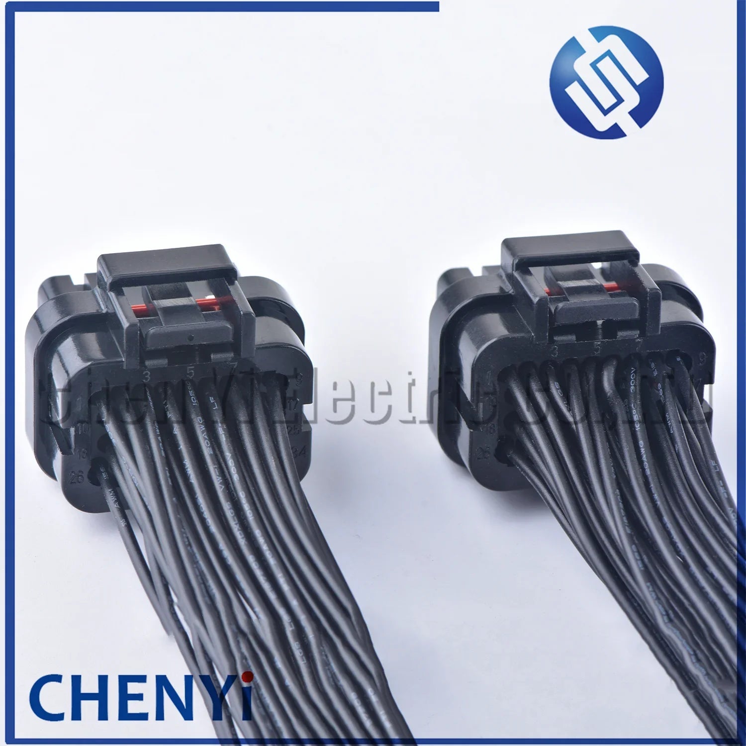 34 Pin/Way Female or male Auto Oil Gas Connector ECU Straight PCB Plug With 30cm Wire Harness Pigtail 4-1437290-0 4-1437290-1