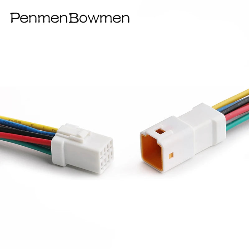 1 Set 2 3 4 6 8 Pin JWPF 0.7mm Car Micro Butt Electrical Connector Waterproof Female Male Wire Harness Plug for Benz BMW JST-02T