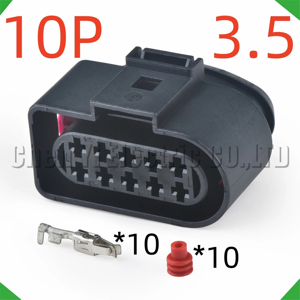 10-Pin Auto Connector Automotive Connectors Halogen headlights harness 1J0973835 1J0973735