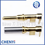 20 Pcs Deutsch DTP 2.3mm Series Pin Contact 1062-12-0144 1060-12-0144 brass Gold plating 14-12 AWG Wire Size Crimp Terminals