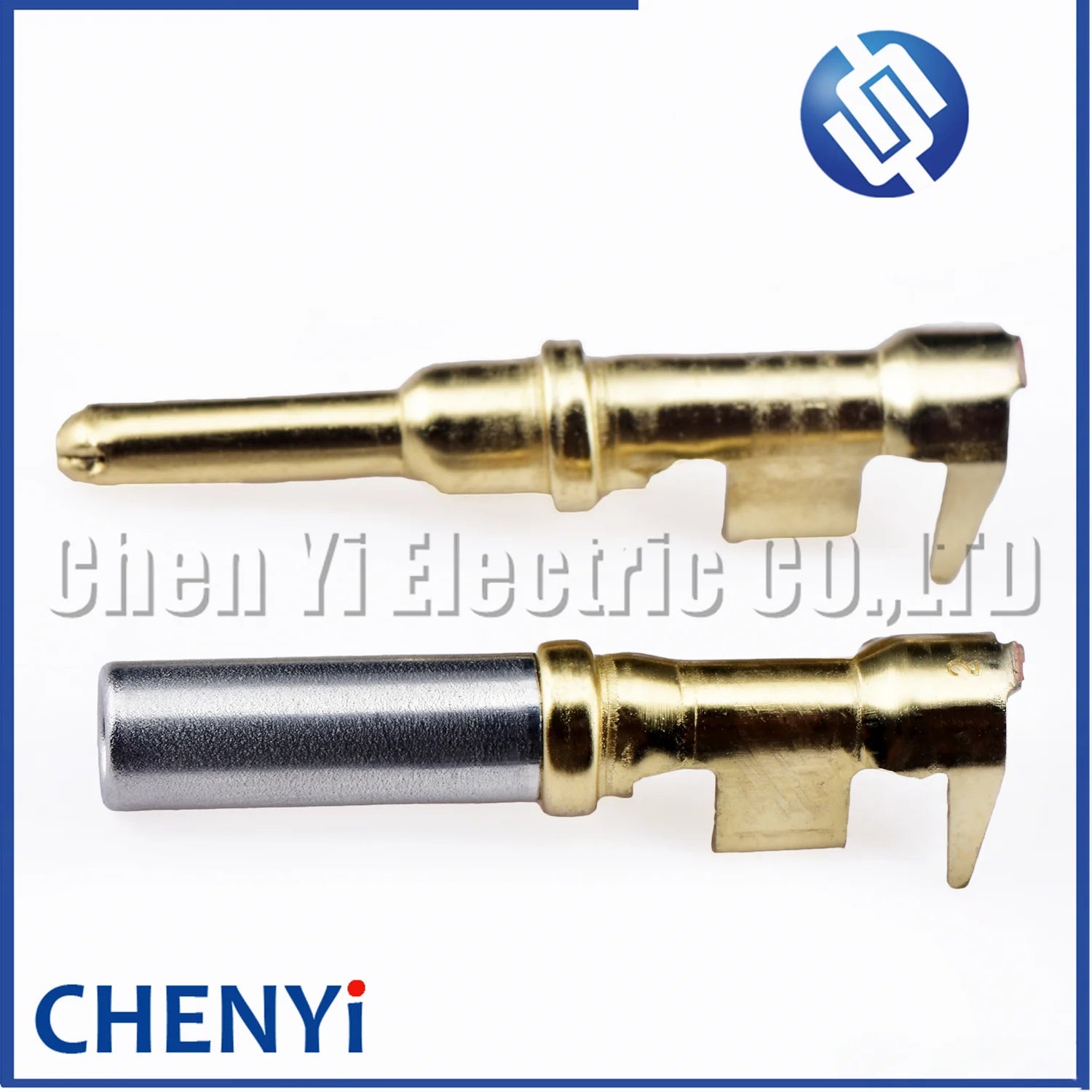 20 Pcs Deutsch DTP 2.3mm Series Pin Contact 1062-12-0144 1060-12-0144 brass Gold plating 14-12 AWG Wire Size Crimp Terminals