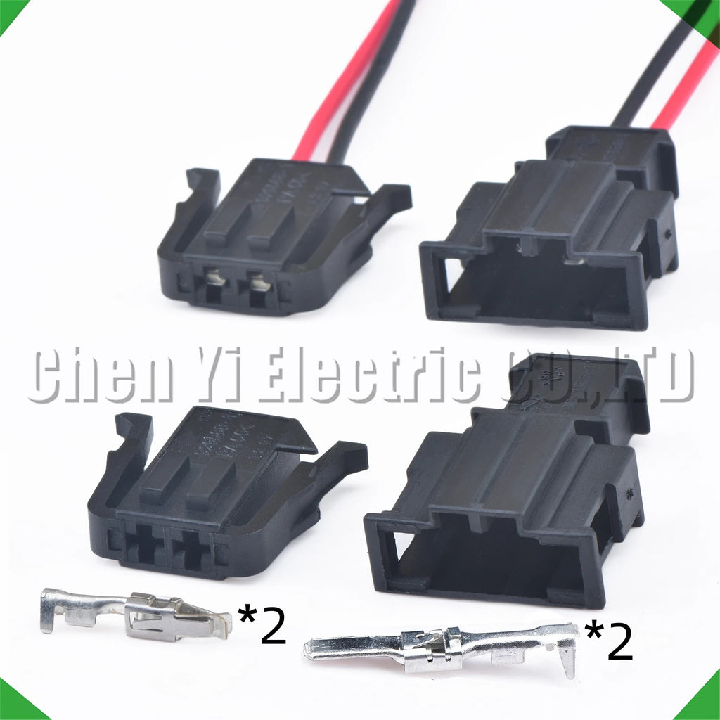 2-pin auto connector connector luggage compartment motor subwoofer harness 929596-1