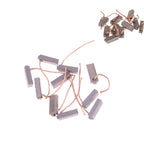 High Quality 10Pcs 5*7*19mm Copper Electric Generator Carbon Brushes Car Alternator Power Tools Car Regulator Low Copper