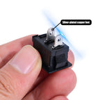 10/5Pcs Push Button Switch 2Pin 6A/250V KCD11-101 Mini Black Red White 21*15mm 2Pin ON/OFF SPST Rocker Switche Motorcycle Switch