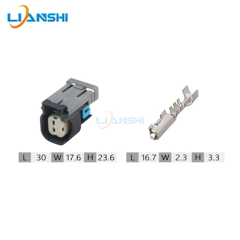 Automotive Connector 15305086 Replacement injector plug for Buick Lacrosse Geely 2-hole 2P