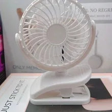 Car Four-speed Spray Fan with Charging Capability Mini Fan with Pedestal Clip Suitable for Home and Office Use Compact Outdoor