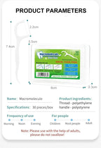 50/150/300/600PCS Ultra-fine Disposable Smooth Dental Floss, Household Toothpick Amagi