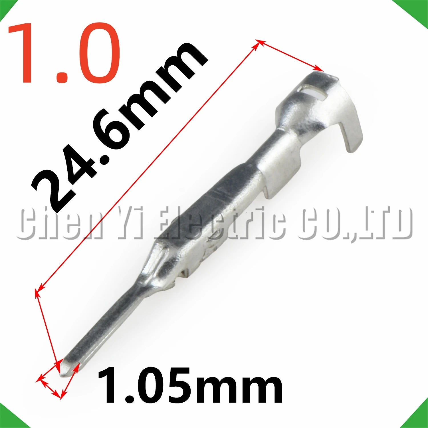 50 Pcs 1.0 mm Male or Female wire Crimp Pins For 8100-3077 8100-3067 Sheath Automotive ...