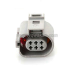 6 Pin Waterproof 1.5mm Series Female EGR Valve Connector Plug Cable Wire Harness For Audi VW 42121200/1J0973713G