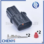 2 Pin 2.2 male or female Headlight plug Fog Lamp Automotive Connector PB625-02027 PB621-02020 For Hyundai-Kia