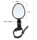 Universal Bicycle Handlebar Mirror 360° Adjustable Rear View for Bike Motorcycle Cycling Safety Amagi Mount Design Amagi