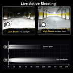H7 Led H1 H11H3 H4 9005 9006 Lamp CANbus Headlight Bulb H13 9004 9007 880 Auto Fog Light Motorcycle 20000LM 6000K White Amagi