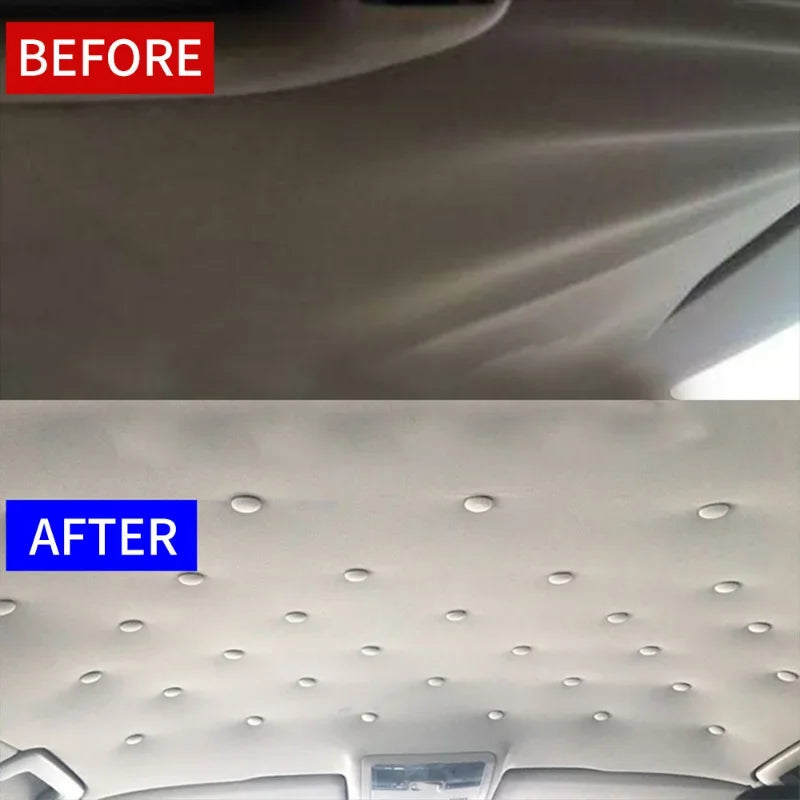 Car Ceiling Buckles Fixing Clips Auto Car Interior Roof Fixing Buckles Screw Headliner Fabric Rivets Retainer Buckle Fastener