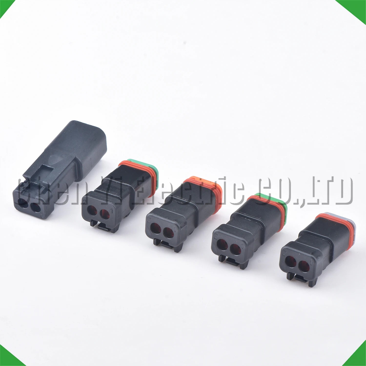 2-Pin Wire Harness Harness Waterproof Connector excavator headlight headlight