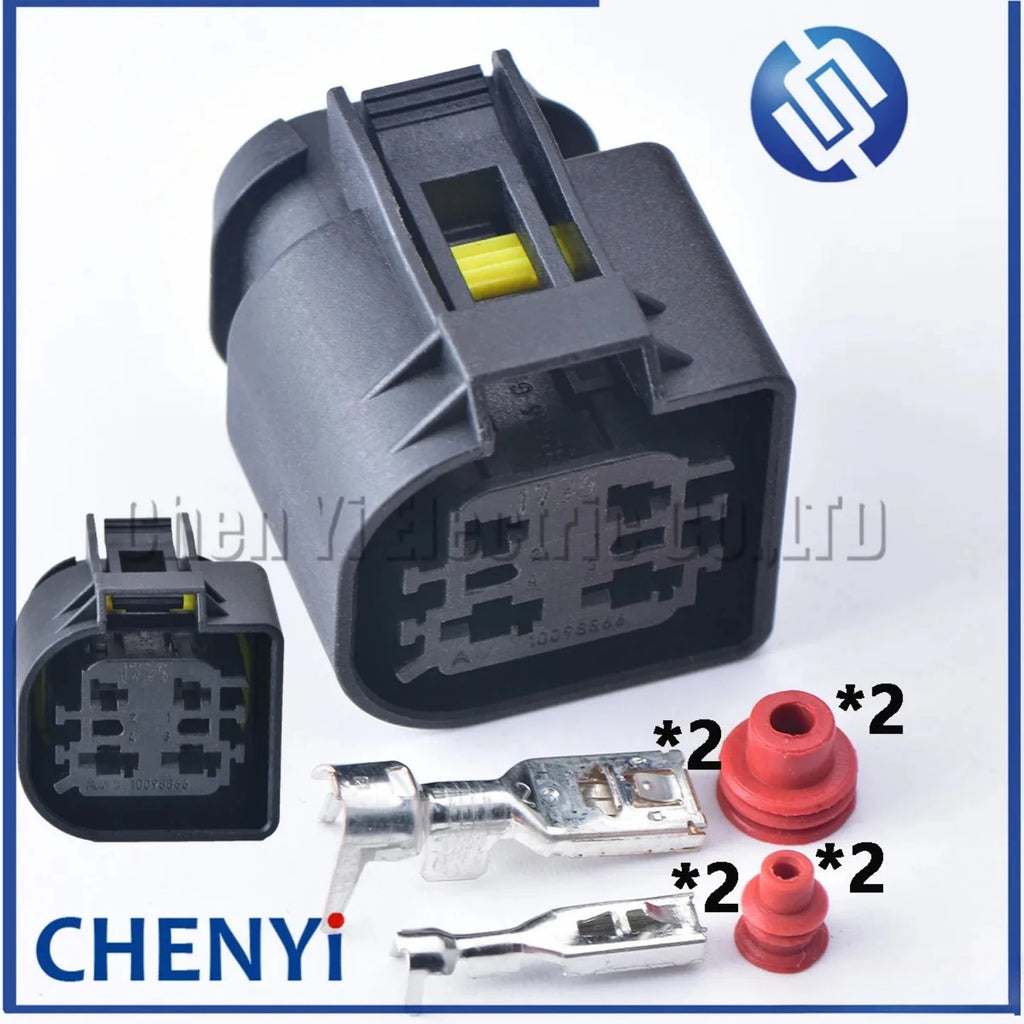 4 Pin female Automotive waterproof connector wiring harness plug electronic water pump plug 10098866 10098862