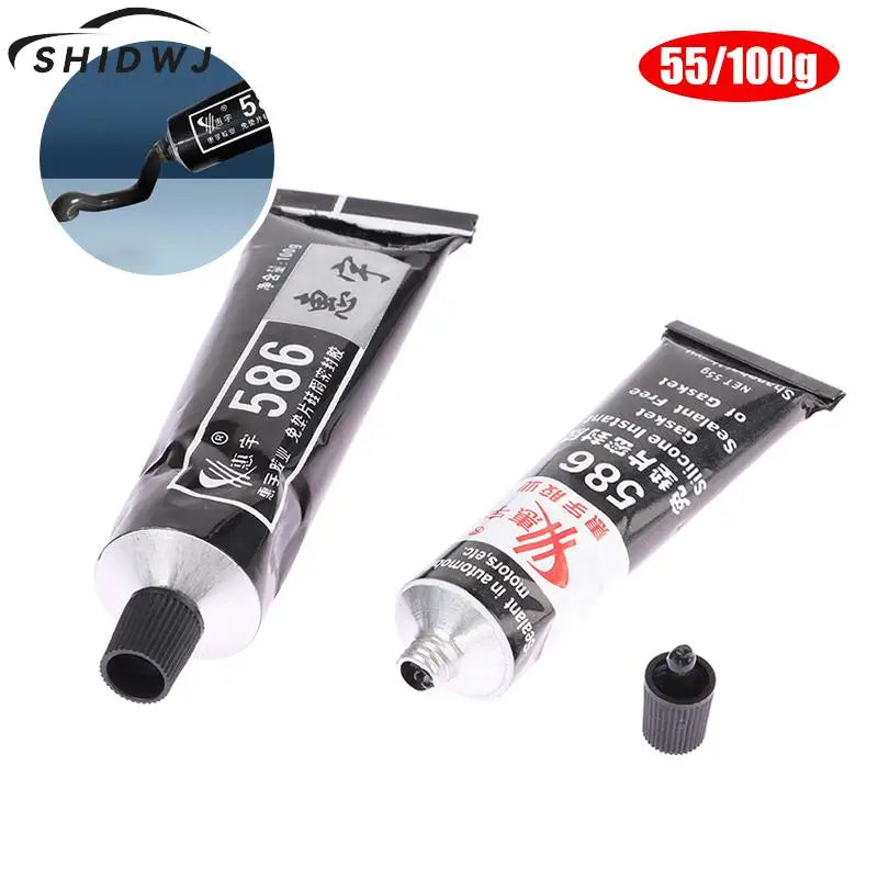 Car Sealant Glue 586 Black Silicone Free-Gasket Automobile Sealant Repairing Glue Adhesive Waterproof Oil Resistance Sealant