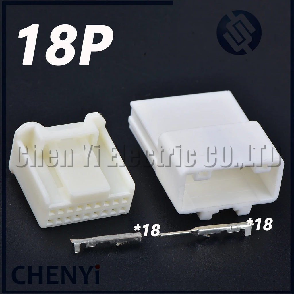 18 Pin car multimedia navigation audio CD host plug 90980-12412 90980-12411 for Toyota Nissan Honda Mazda With Pins