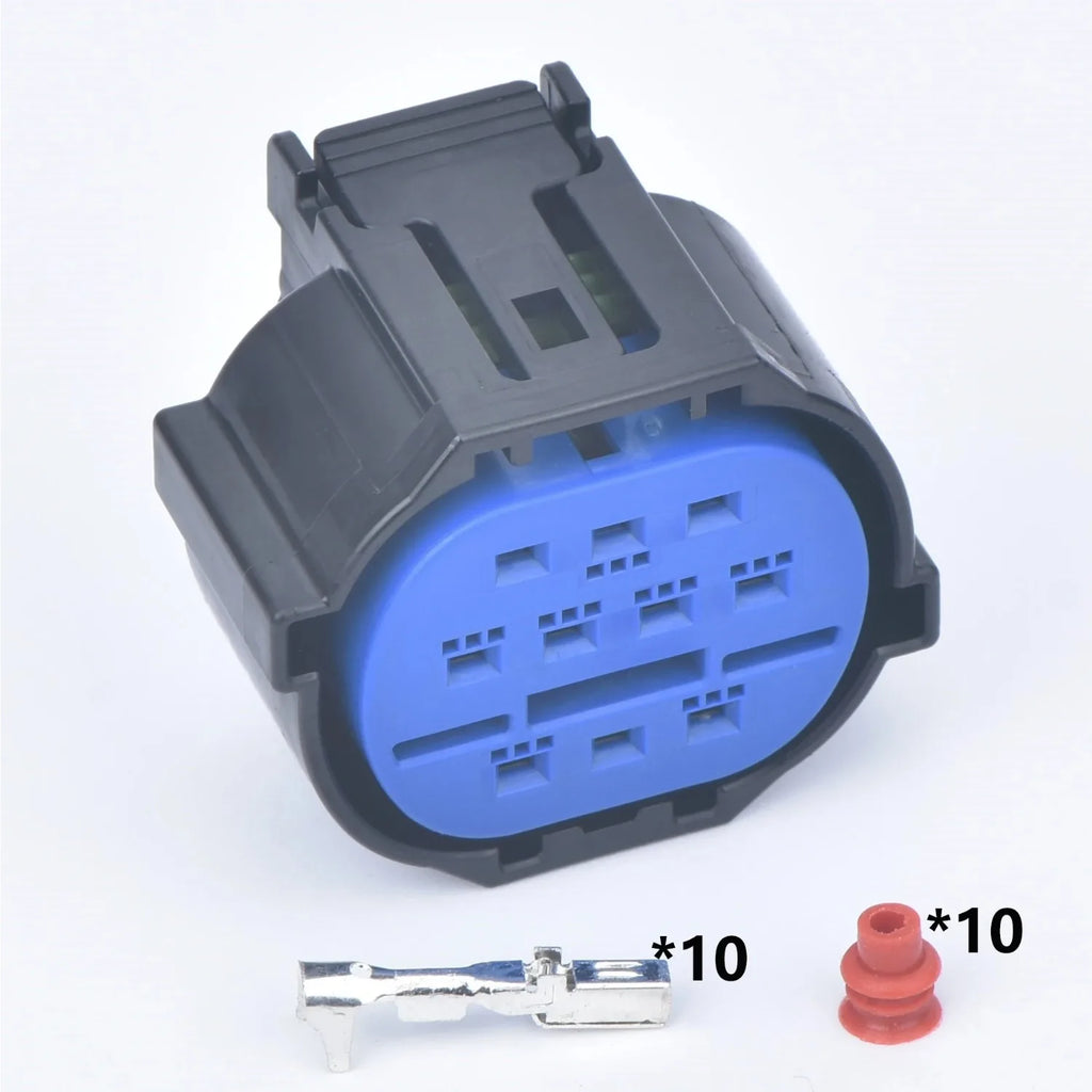 10 Pin Car Headlight Plug Waterproof Electrial Auto Socket Male or Female HP406-10021 Wire Harness Connector For Hyundai Kia