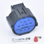 10 Pin Car Headlight Plug Waterproof Electrial Auto Socket Male or Female HP406-10021 Wire Harness Connector For Hyundai Kia