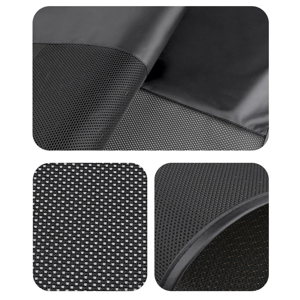 1pc Magnetic Car Side Window Sun Shade Cover Block Visor Mesh Shield UV Block Sun Shade Protection Black Auto Accessories